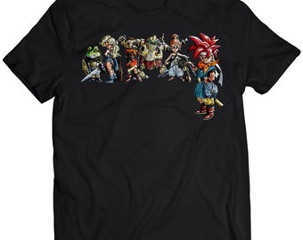 Chr0n0 Trigger Japanese Snes Cover Premium Unisex T-shirt(Vectorized Design)