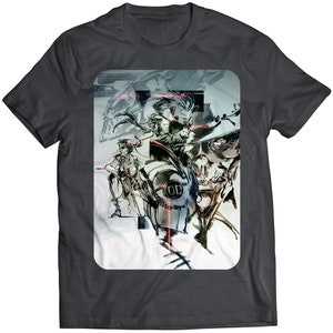 Venom Snake and Silence and Skullface MGS V Premium Unisex T-shirt (vector)