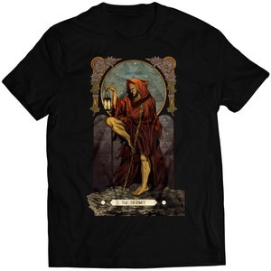 Camiseta unisex premium con diseño de cartas del tarot de lucha callejera de Oro (diseño vectorizado)
