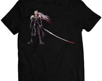 Sephiroth FF7 VII Premium Unisex T-shirt (Vectorized Design)