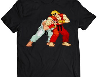 Street Fighter Alpha Ken Ryu noogie T-shirt