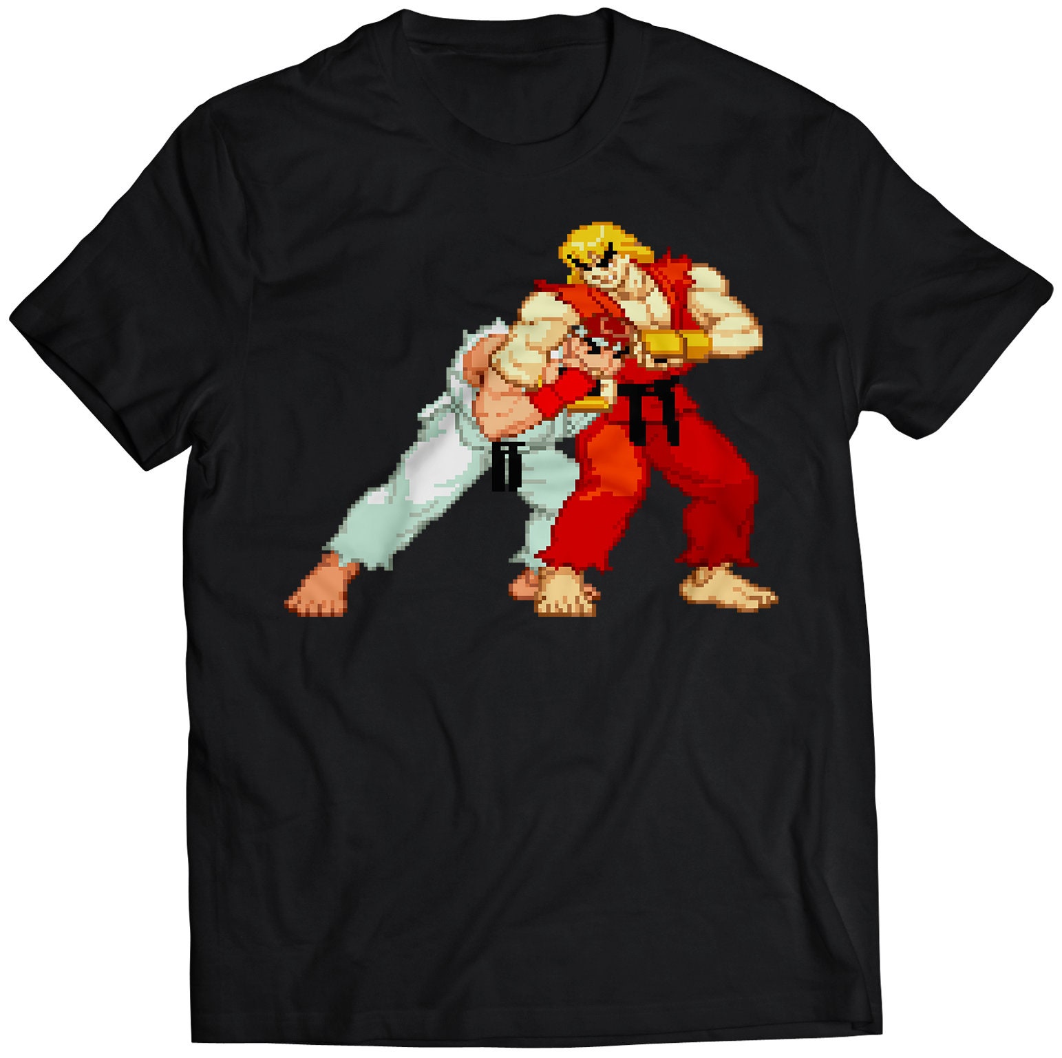 Ken and Ryu Funny Tee for Men Street Fighter A Shotokan Tradition for Beer  Lover Vintage Graphic T Shirts Casual Streetwear - AliExpress
