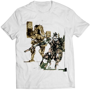 Metal Gear 2 Solid Snake Premium Unisex T-shirt (Vectorized Design)