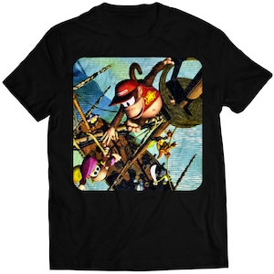 DKC2 Promo Cover V9 Premium Unisex T-shirt (Vectorized Design)