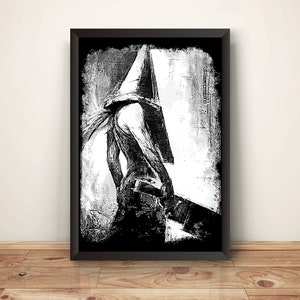 Premium poster Triangle Head V2 (gevectoriseerd ontwerp)