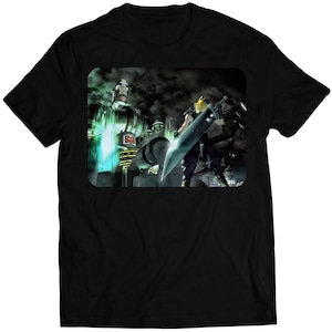 Cloud CG Cover FF VII Premium Unisex T-shirt (Vectorized Design)
