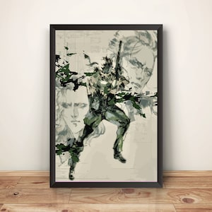 Big Boss MGS Snake Eater Premium Poster (Vectorized Design)