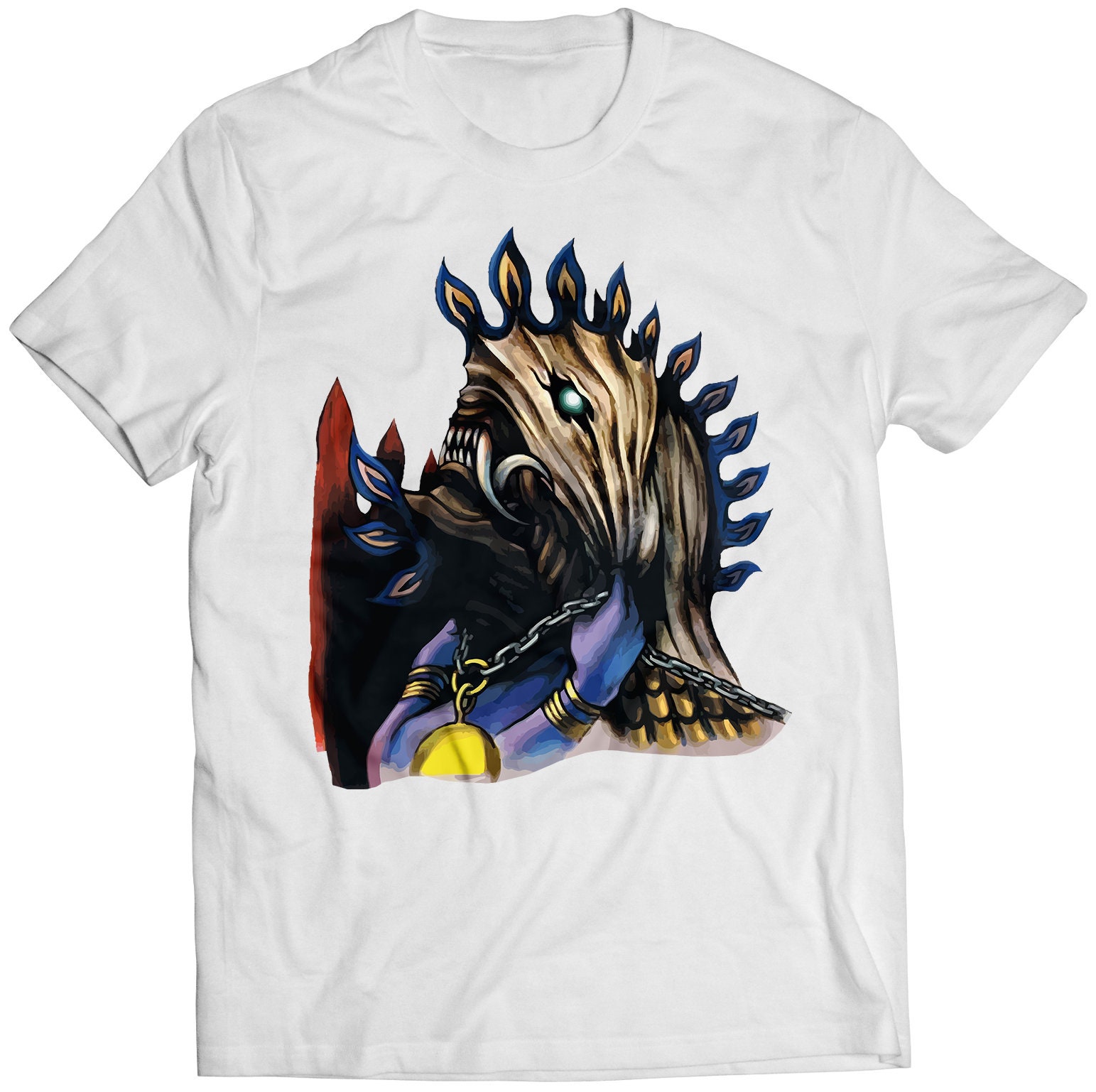 アニマ FF10 X プレミアム ユニセックス Tシャツ (ベクター アニマ FF10 X プレミアム ユニセックス Tシャツ (ベクター