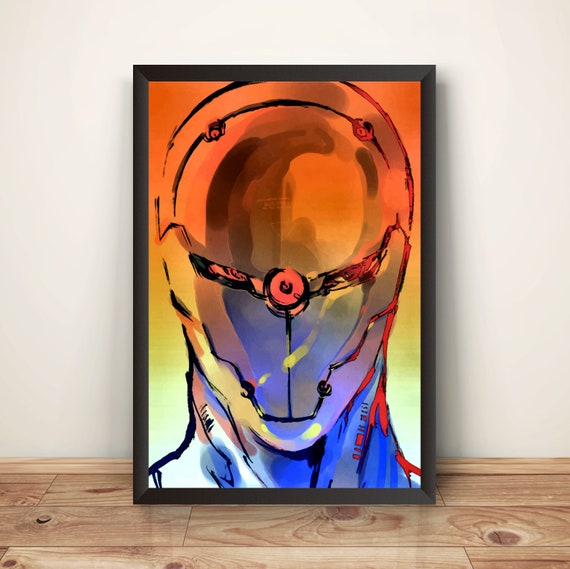 Gray Fox Frank Jaeger Cyborg Ninja MGS Premium Poster (vectorized
