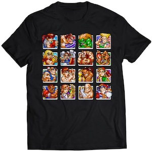 Street Fighting Super Turbo Karte T-Shirt
