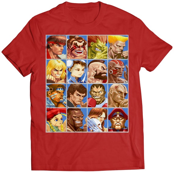 Street Fighter T-shirts Anime Fighting Game 3d Print Streetwear