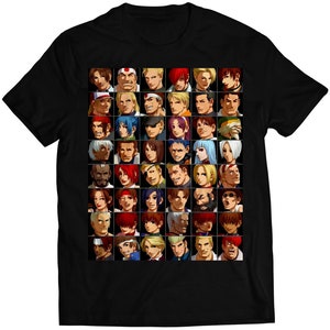 The KOF2002 Kof 2k2 Character Select Premium Unisex T-shirt.