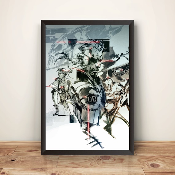 Venom Snake and Quiet and Skullface MGS V Premium Poster