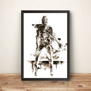 The Sorrow MGS MGS3 Snake Eater Premium Poster (Vectorized Design)