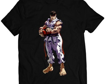 Ryu Comic Street Fighting Premium Unisex T-shirt (vectorized