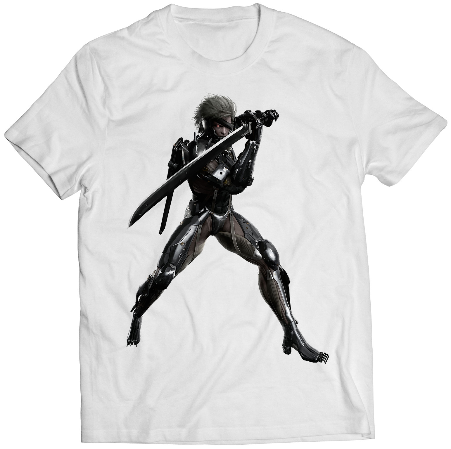 L GEAR RISING REVENGEANCE Tシャツ 　雷電 Metal Gear Rising Revengeance Shirt - Etsy