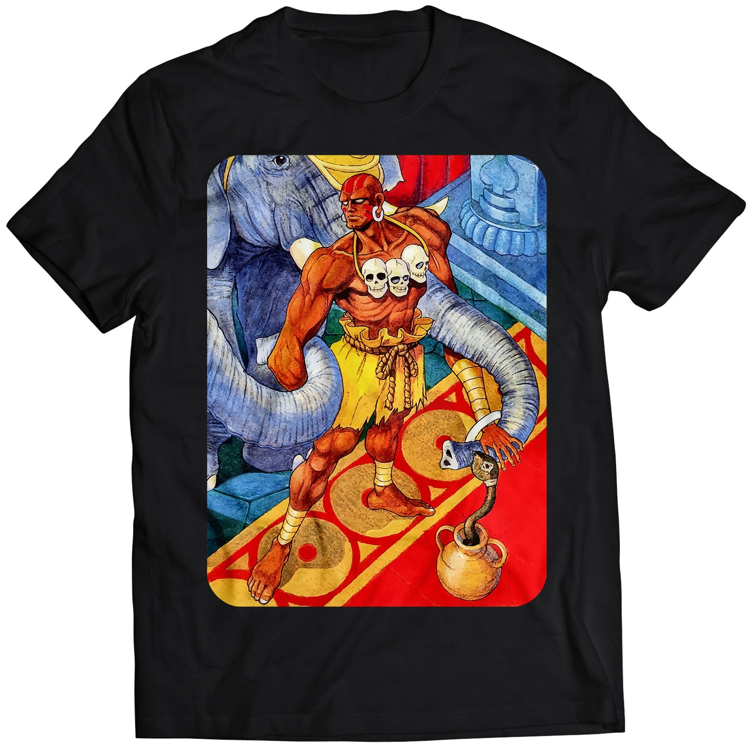 Dhalsim's hot yoga store t shirt