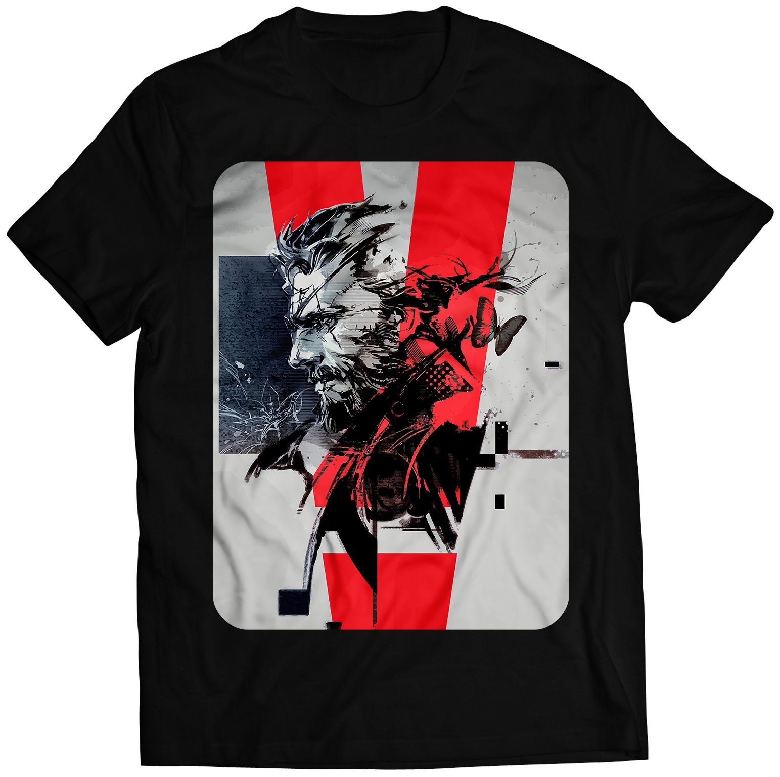 Big Boss Side Profile MGS V Premium Unisex T-shirt (vector) - Etsy