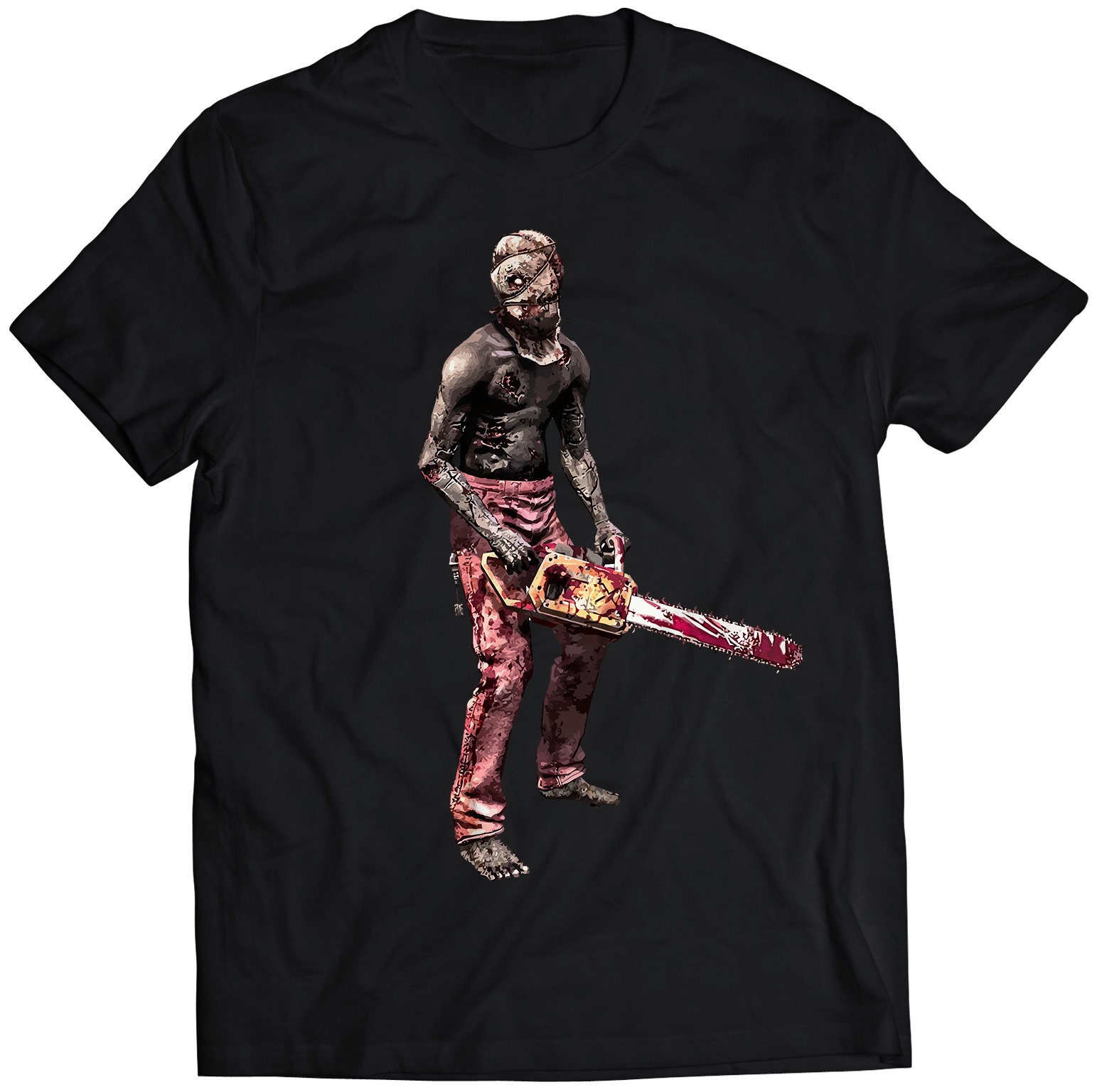 Chainsaw Majini Residence Evil 5 Premium T-shirt (vectorized