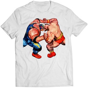 Camisa Camiseta Masculino Blusa Jogo Zangief Street Fighter  Tamanho:P;Cor:Preto