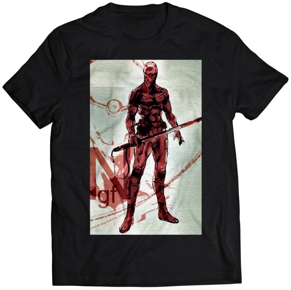 サイボーグ忍者MGS1 MGSプレミアムユニセックスTシャツ（ベクター 
