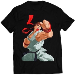 Ryu Versus MVC Premium Unisex T-shirt (Vectorized Design)