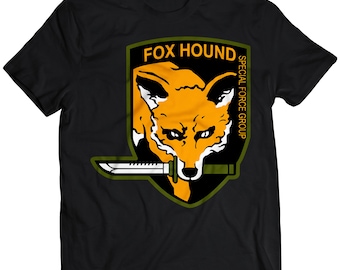 MGS Foxhound Special Force Group Premium Unisex T-shirt (Vectorized Design)
