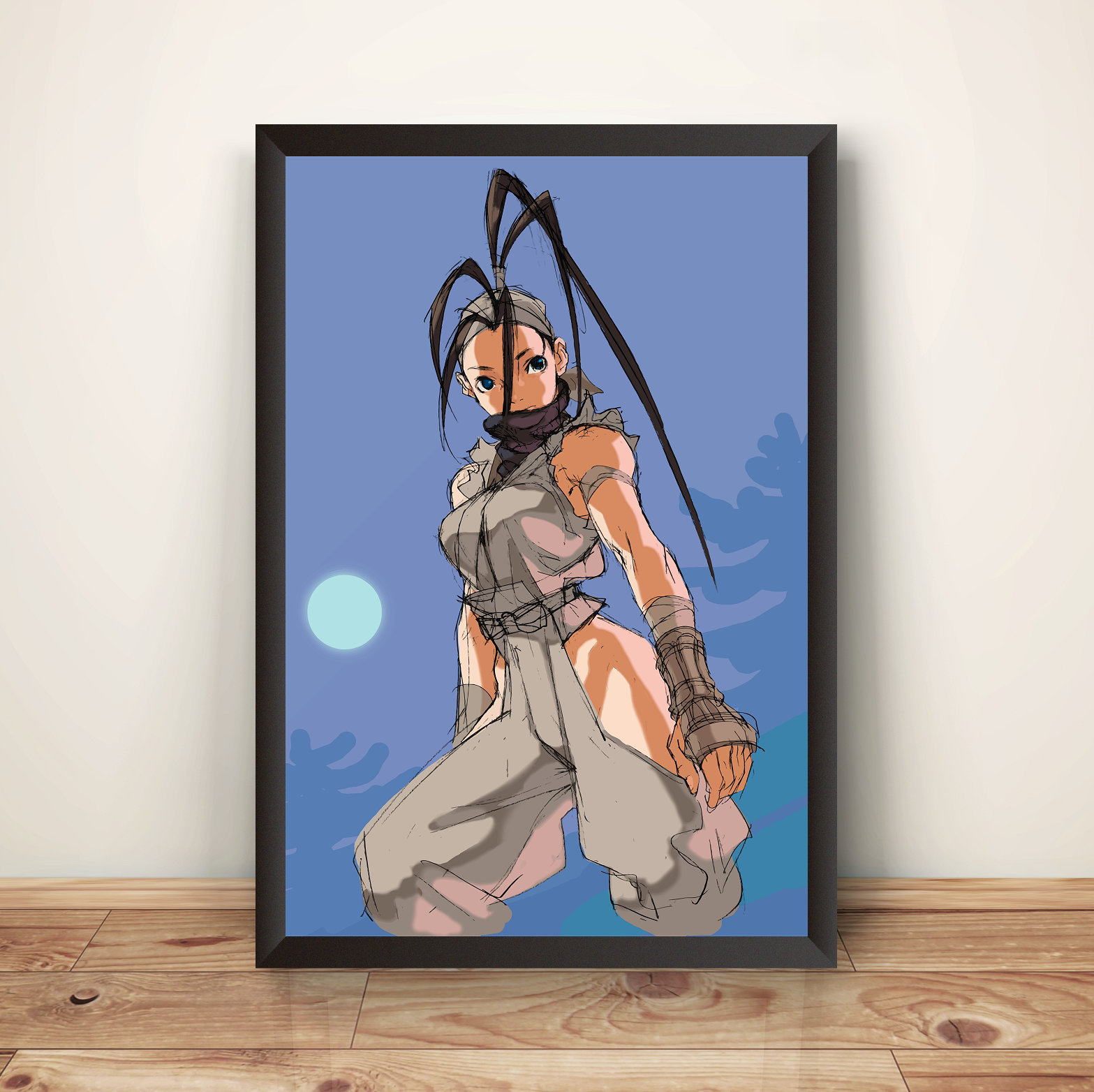 Street Fighter Cammy White Engraved Holo Foil Character Art