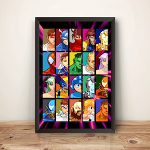 MVC: Clash of Super Heroes Portraits Premium Poster.