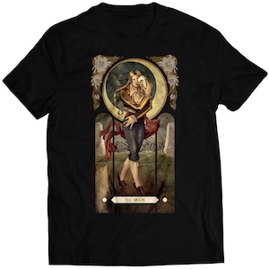 Camiseta unisex premium con diseño de cartas del tarot de Vega Claw Street Fighting (diseño vectorizado)