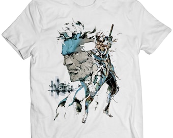 Snake & Raiden MGS Sons Of Liberty Premium Unisex T-shirt (Vectorized Design)