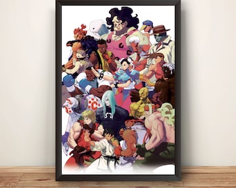 ストリートファイター3 サードストライク ポスター - Etsy 日本