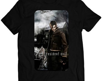 Leon S. Kennedy Biohazard Residence Evil 4 Premium Unisex T-shirt (Vectorized Design)