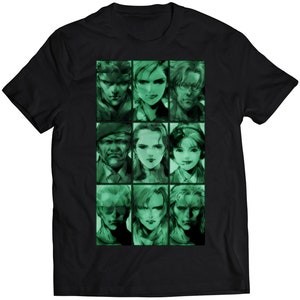 T-shirt unisexe premium MGS Codec Portraits V2