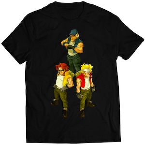 MetalSlug Tarma Marco Clark Premium Unisex T-shirt (Vectorized Design)
