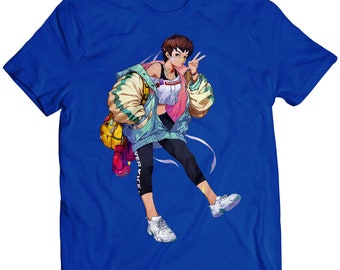 Sakura Musical Fighter Premium Unisex T-shirt (Vectorized Design)
