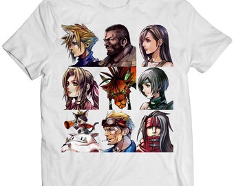 FF7 VII G-Bike Portraits Premium Unisex T-shirt (Vectorized Design)