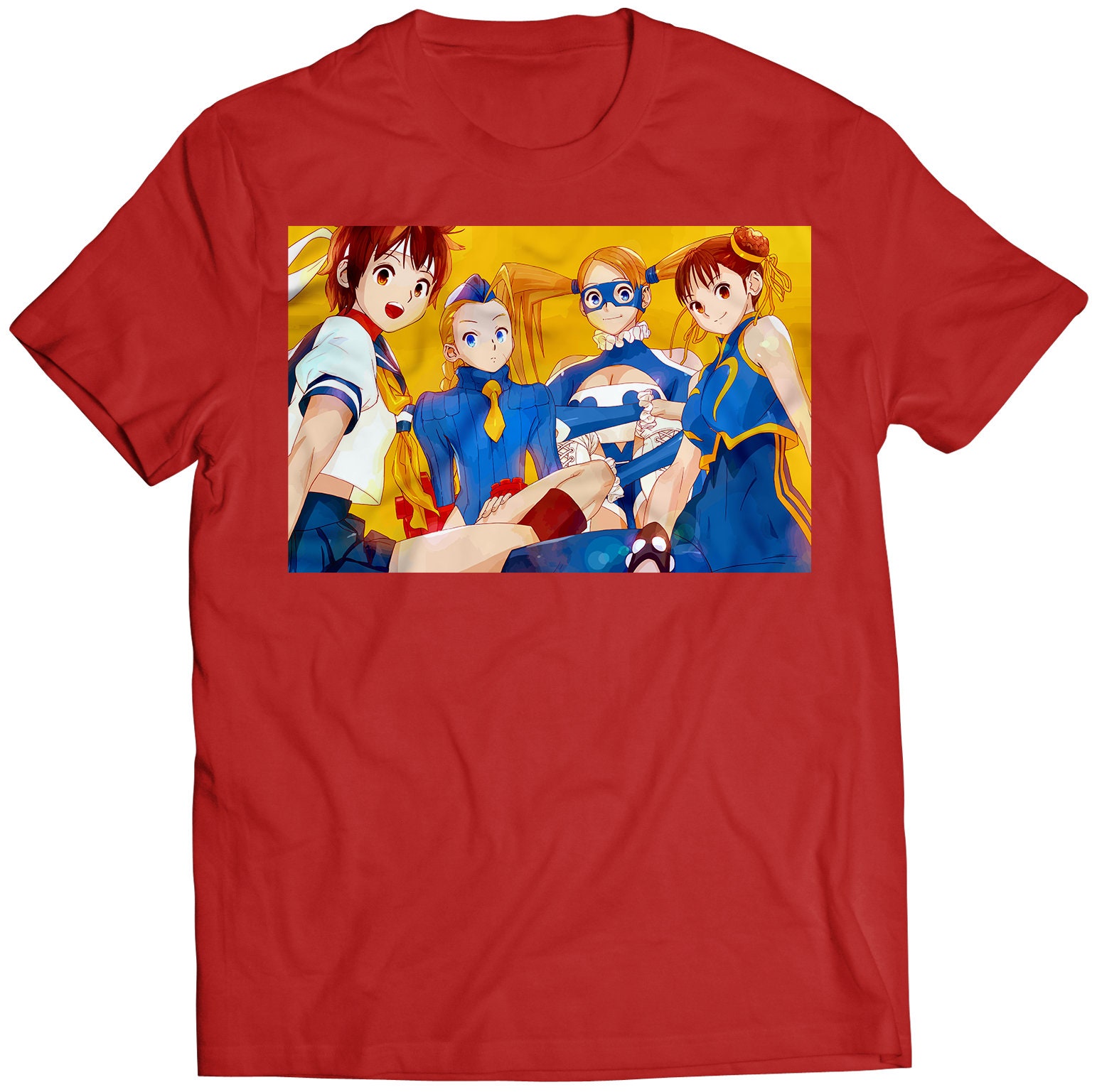 Street Fighter Girls Premium Unisex T-shirt vectorized - Etsy