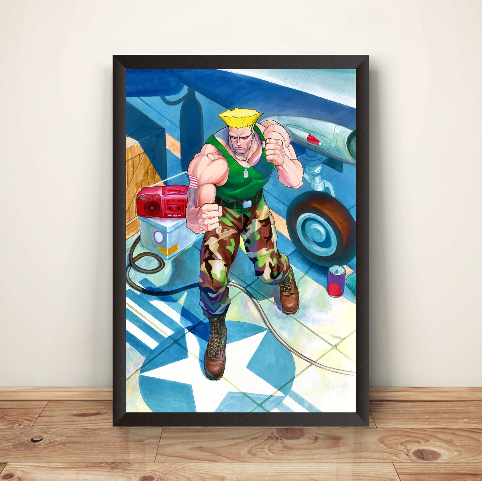 Guile Street Fighter 6 Photographic Print for Sale by ECCHI ART