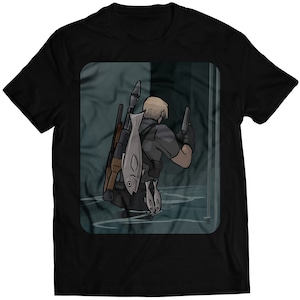 Leon Fischen Résidence Evil 4 Premium Unisex T-Shirt (vektorisiertes Design)