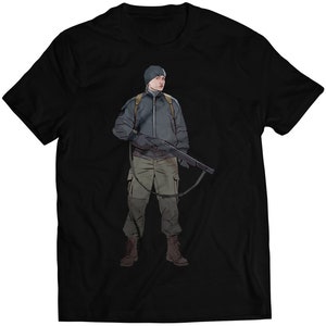 Abby Tracking Costume TLOU Premium Unisex T-shirt (Vectorized Design)