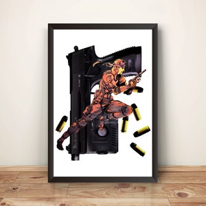 MGS Snake Socom Premium Poster (Vectorized Design)