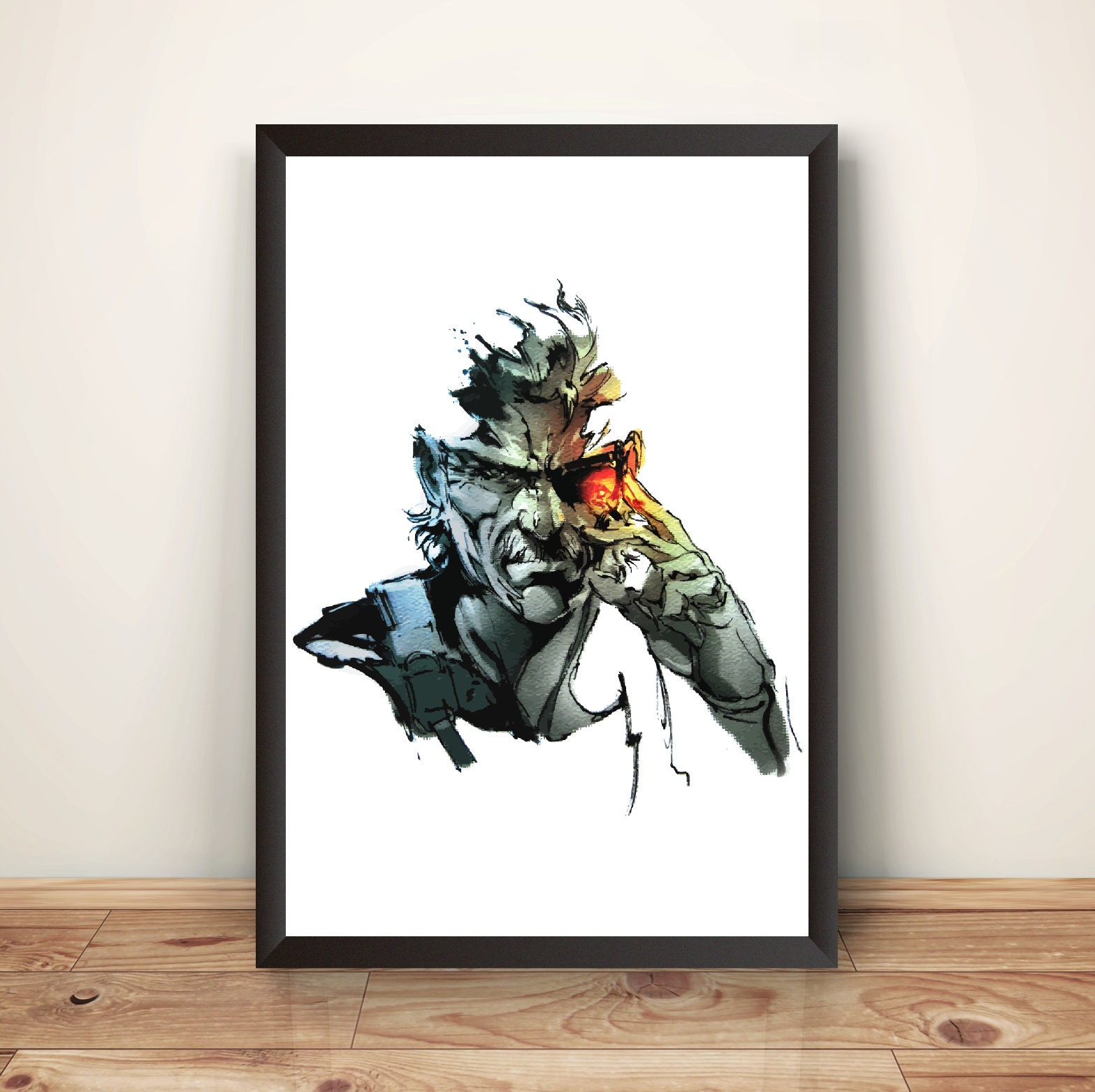 Metal Gear Solid 4 Poster Poster for Sale by xVANQUISHx