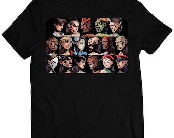 SF2 Revival Portraits Premium Unisex T-shirt (Vectorized Design)