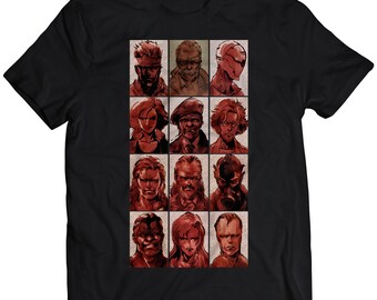 MGS Foxhound Profiles Premium Unisex T-shirt (vector)