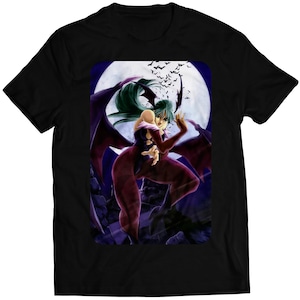 Vampire  Daarkstalkers Comic Cover V3 Premium Unisex T-shirt (Vectorized Design)