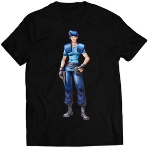 Jill Valentine Original Biohazard Residence Evil Premium Unisex T-shirt (Vectorized Design)