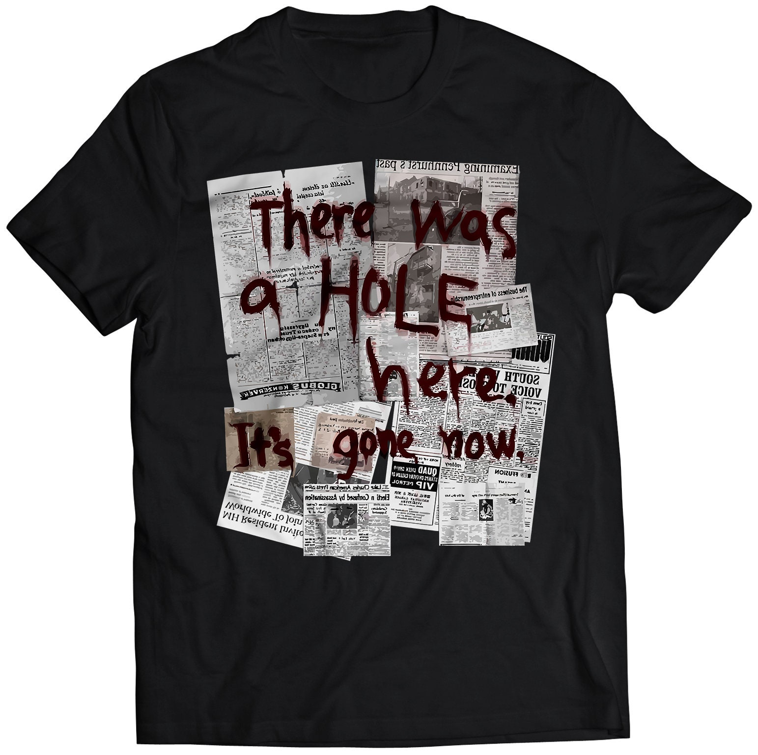 Hole Tシャツ There Was a Hole T-shirt (vectorized Design) - Etsy