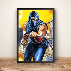 Japanese Ninja Premium Poster (Vectorized Design)