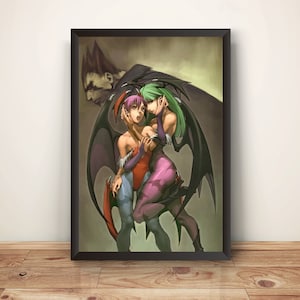 Lilith & Morrigan Premium Poster (Vectorized Design)